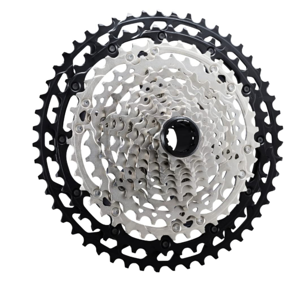 Shimano Xt Cs-M8100 Cassette - 12-Speed, 10-45T, Silver/Black, Mirco Spline