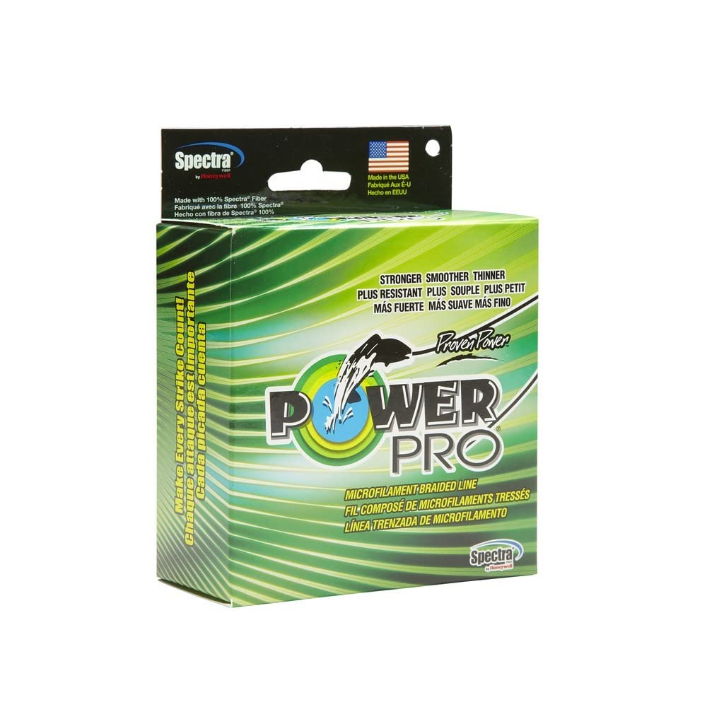 Power Pro Spectra Braided Fishing Line 100Lb 3000 Yd, Yellow (21101003000Y-Pop)
