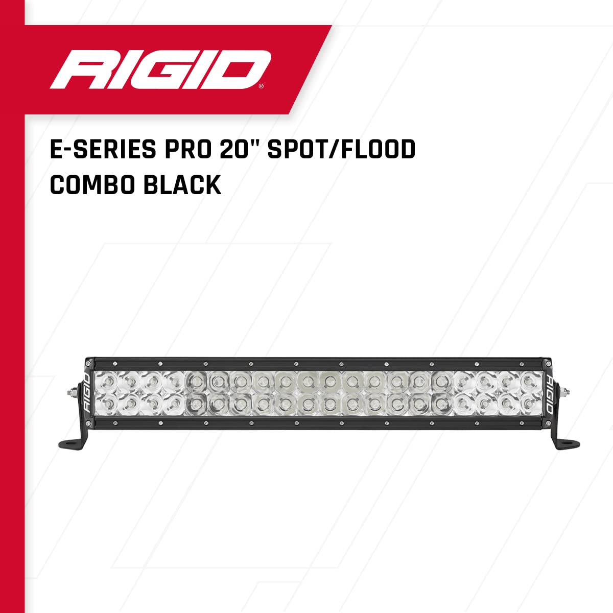 Rigid Industries - E-Series Pro Led Light, Spot/Flood Optic Combo, 20 Inch, Black Housing, Driving Lights, Led Lights, Off Roadi
