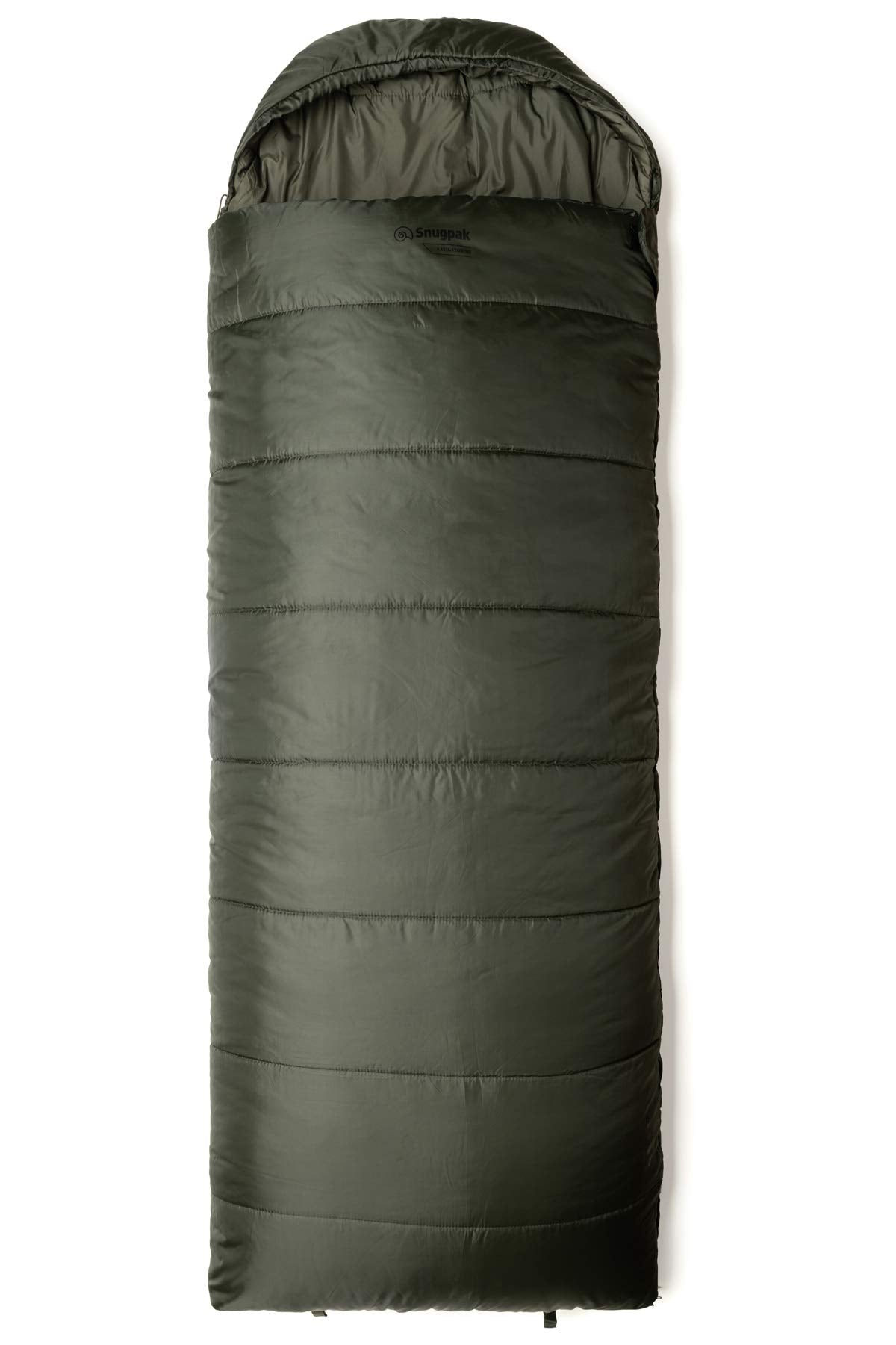 Snugpak Basecamp Ops Navigator Sleeping Bag With Compression Stuff Sack, Left Hand Zip, Olive