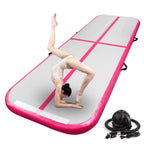 Fbsport 10Ft Inflatable Air Gymnastics Mat Training Mats 4/8 Inches Thickness Gymnastics Tracks For Home Use/Training/Cheerleadi