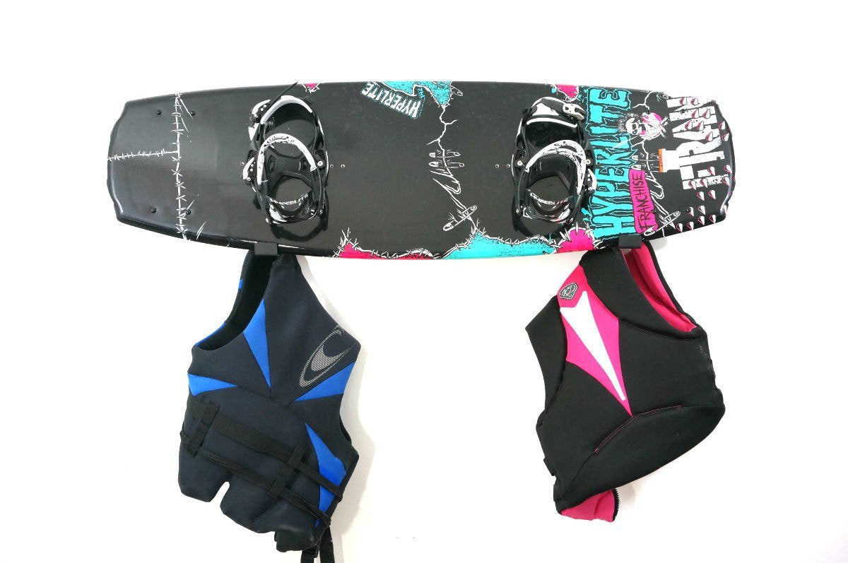 Storeyourboard Naked Wake, Wakeboard Wall Rack, Aluminum Storage Rack