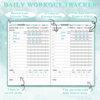 Fitness Planner - Workout Planner For Woman And Man Fitness Planner For Women & Men - A5 Hardcover Workout Journalplanner To Tra