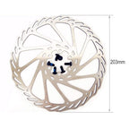 Besnin Bike Rotor 2 Pcs Bike Brake Rotors 203Mm With 12 Bolts For Mountain Bike Road Bike Mtb Bmx, Cycling Bicycle Disc Brake Ro