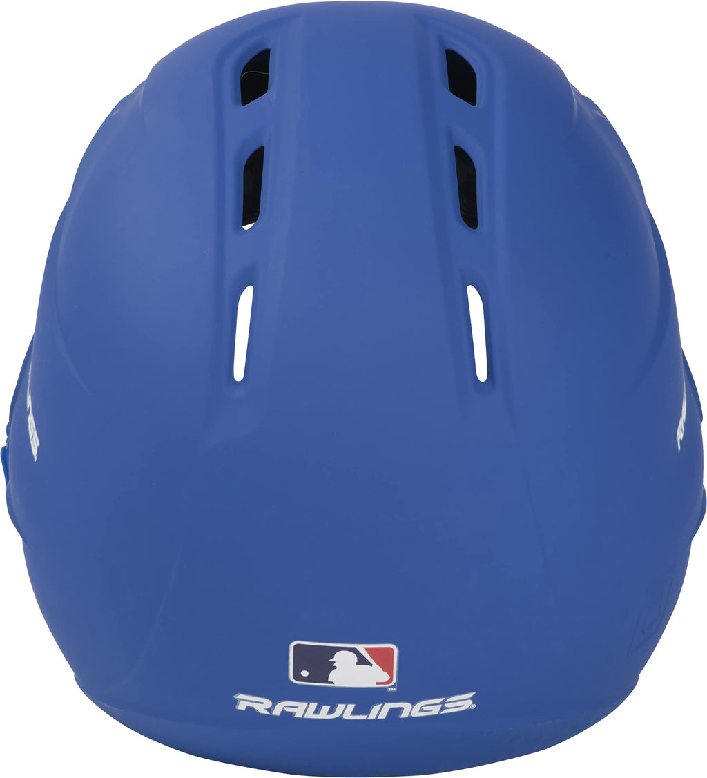 Rawlings | R16 Reversible Ext | Matte Batting Helmet | Reversible Face Guard | Junior | Matte Royal Junior (6 3/8'' - 7 1/8'')