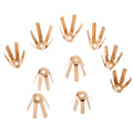Golf Octopus Shims, 10Pcs 0.350, Golf Brass Adapter Spacer Shims For Iron Shaft Universal Golf Accessories