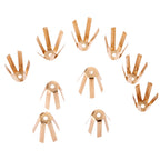 Golf Octopus Shims, 10Pcs 0.350, Golf Brass Adapter Spacer Shims For Iron Shaft Universal Golf Accessories