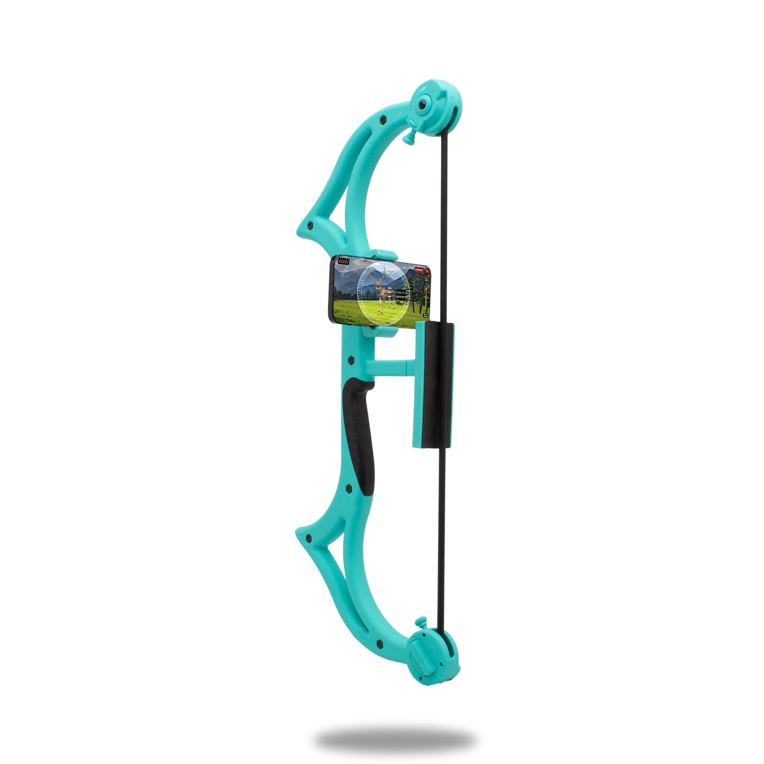 AccuBow Nano Aqua Youth Virtual Archery Gaming & Shooting - 5-40lbs Adjustable Resistance, Phone Mount Included, Compact & Light