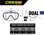 Cressi F-Dual & Supernova Dry, Black/Blue