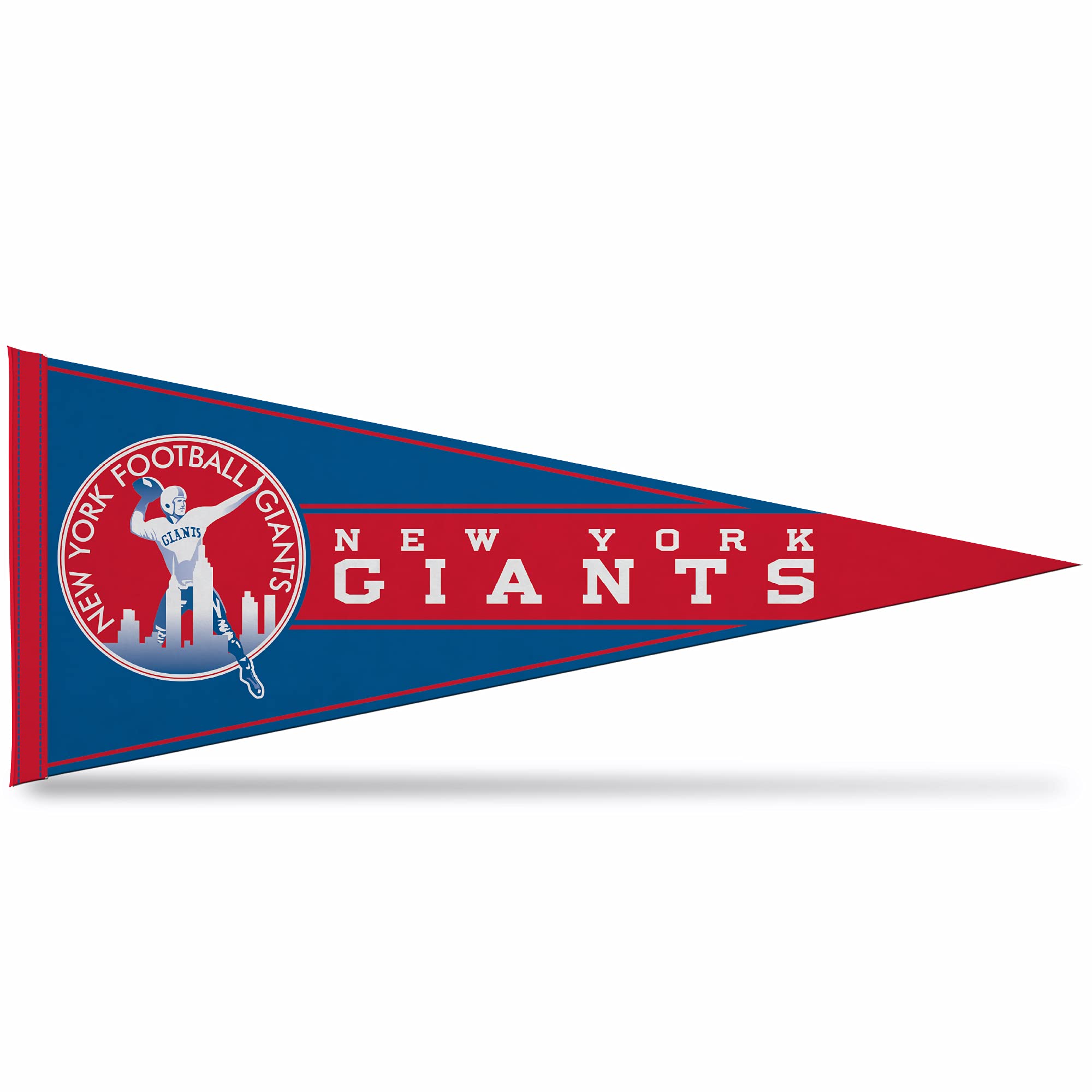 Rico Industries Nfl Football New York Giants Retro 12'' X 30'' Felt Wall D  Cor Pennant - Great For Home/Bed Room/Man Cave D  Co
