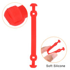 Patikil Tennis Vibration Dampeners, 4 Pack Silicone Racquet Shock Absorber Racket String Damping, Red