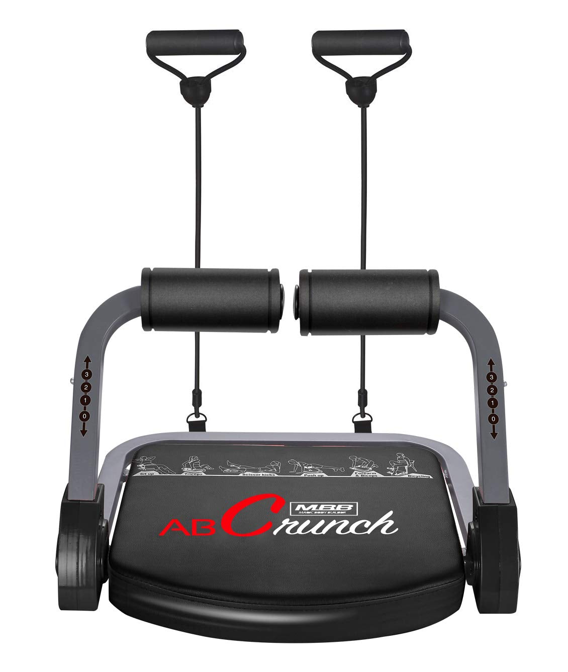 Fitlaya Fitness-Abs Exercise Equipment Ab Machine For Abs And Total Body Workout, Home Gym Fitness Equipment For All Ages. (Blac