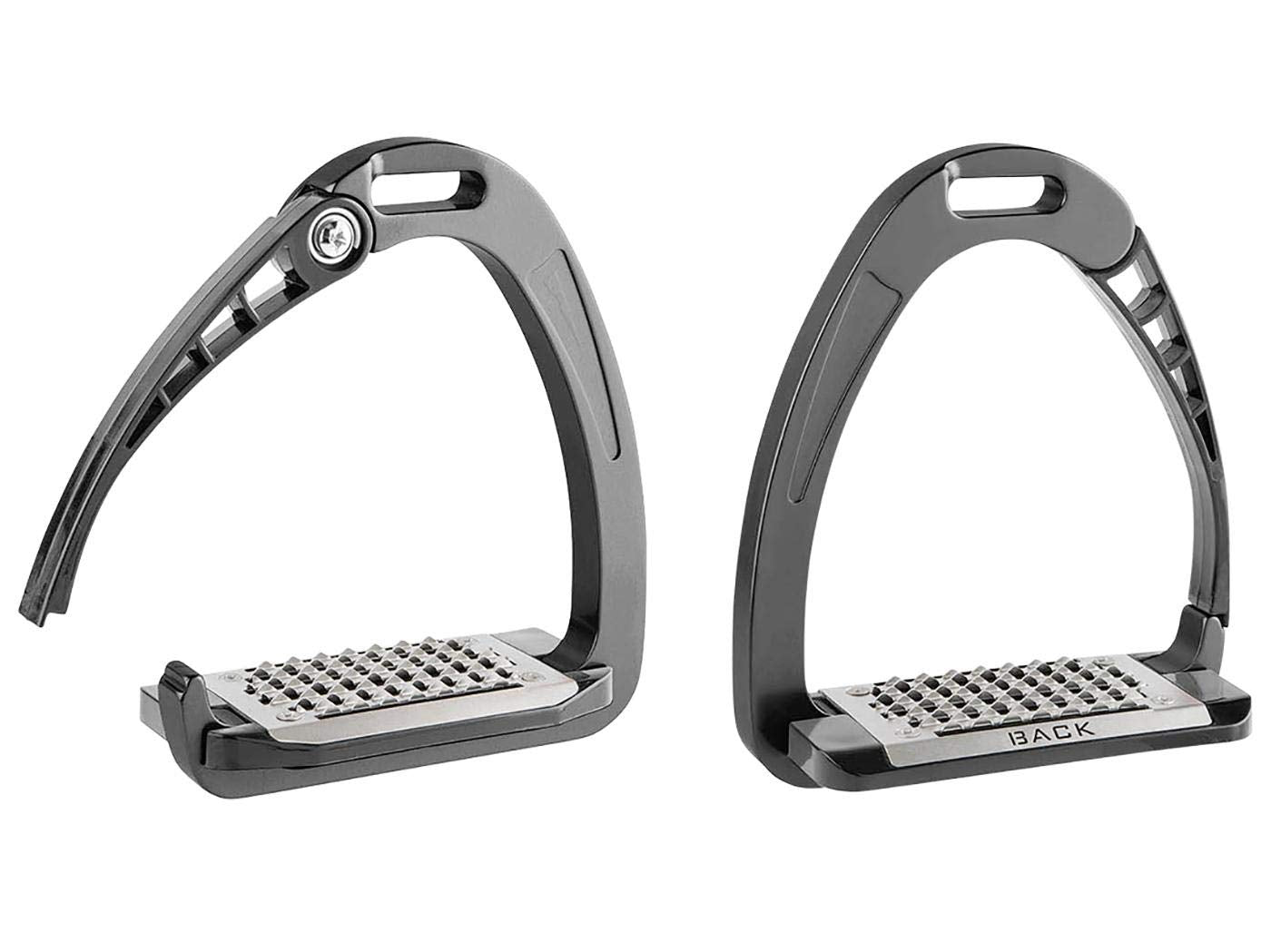Acavallo Alupro Stirrup, Color Black, One Size (AC607-09-OS)