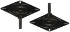 Boat Seat Mount, 6.7 X 6.7 X 5.5 Inches, Boat Seat Pedestal Pin Seat With Spring, Boat Accessories Swivel Base (2 Pack)