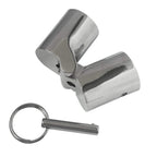 Nrc&Xrc 316Ss Marine Grade Boat Handrail Fitting -Boat Pipe Connector,Folding Swivel Coupling Tube Joint Connector For 7/8'' (22