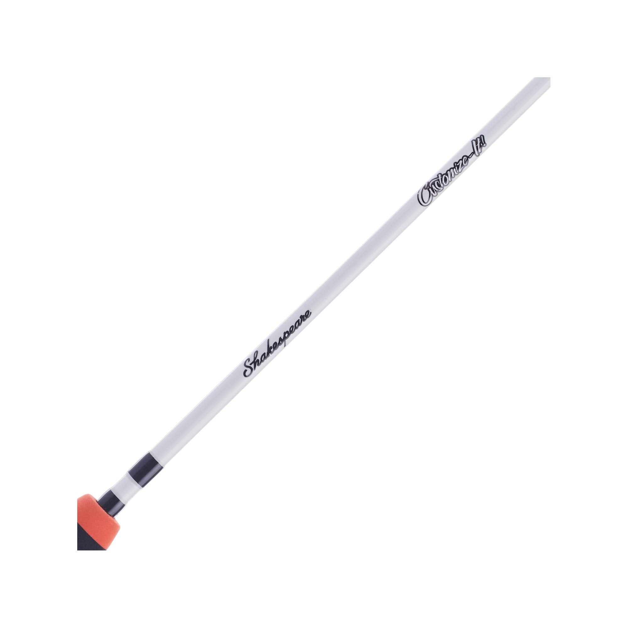 Shakespeare Customize-It 4'6 Spincast Youth Fishing Pole Rod And Reel Combo, 2-Piece Fishing Rod, Size 6 Reel, Fishing Combos Fo