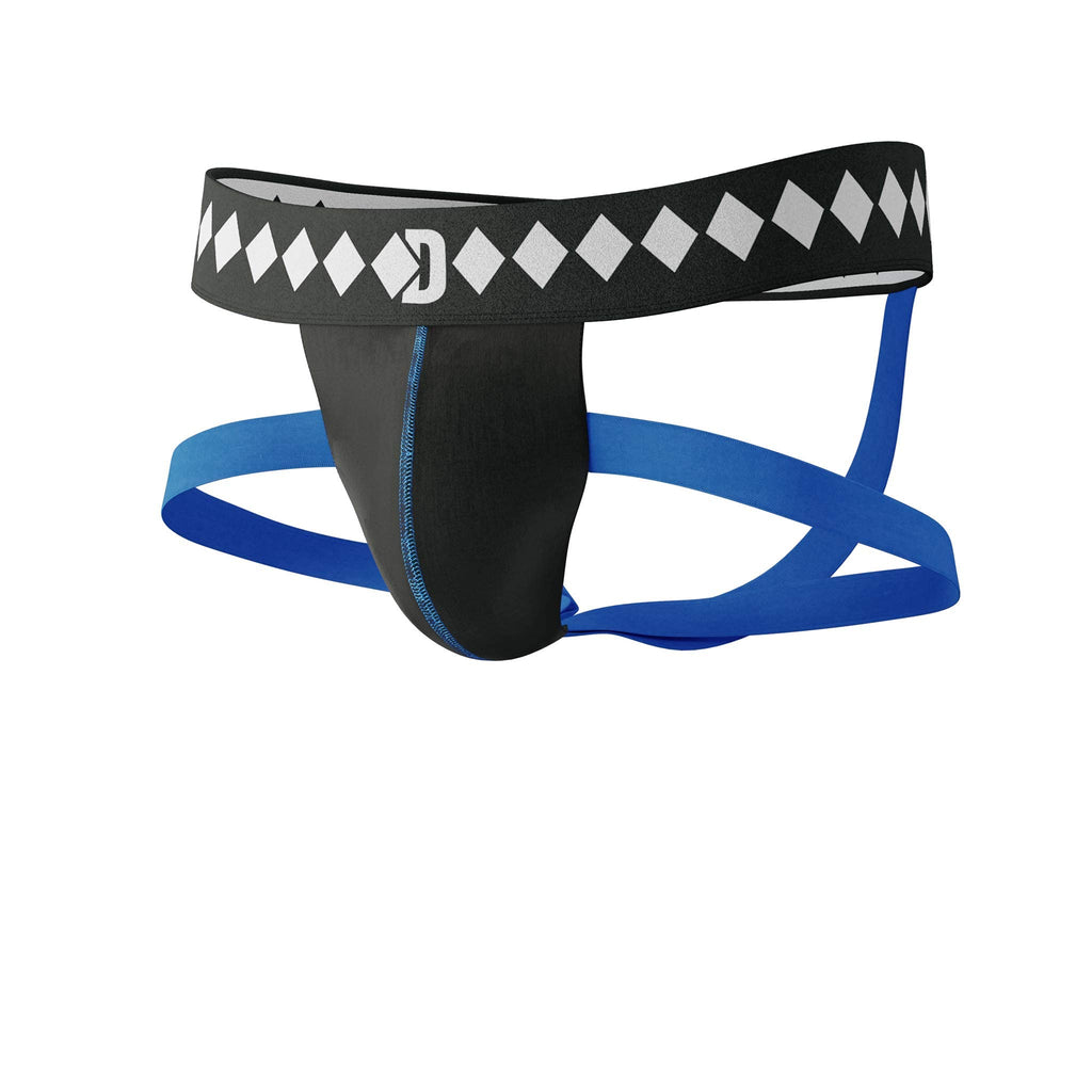 Diamond Mma Jock Strap + Athletic Cup For Men - Medium | 4-Strap No Shift Athletic Supporters For Men With Cup For Mma, Boxing,