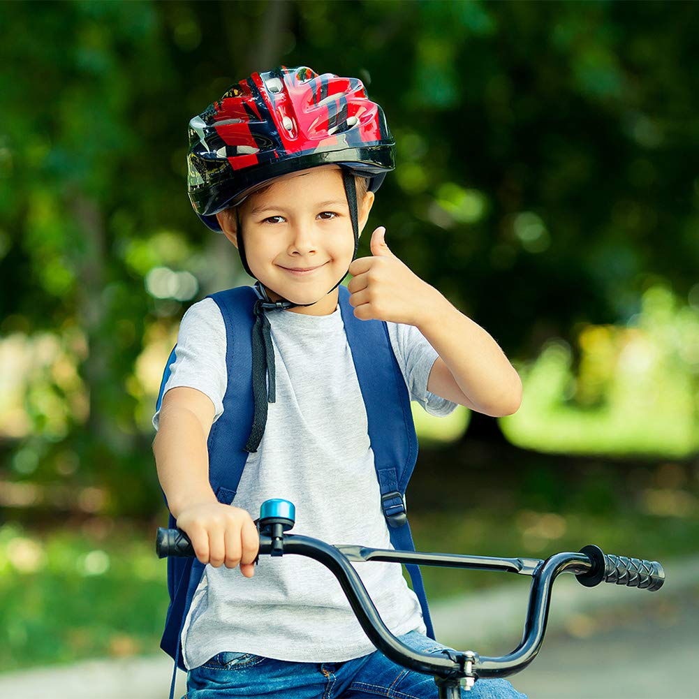 Paliston Bike Bell Bicycle Bell Crisp Sound For Adults Kids Boys Girls Blue  Blue