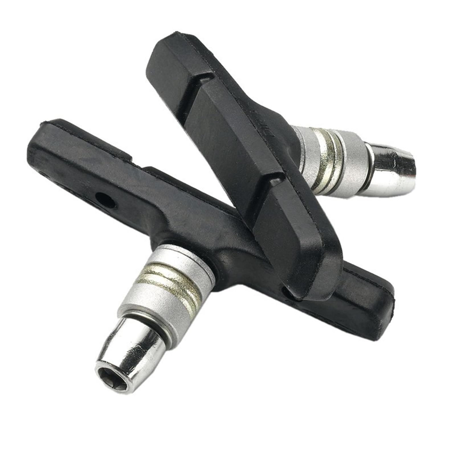 20-R Threaded Brake Pads Pair - Standard Rubber Compound for Avid Linear Pull & Cantilever Brakes, Black, Includes Hardware