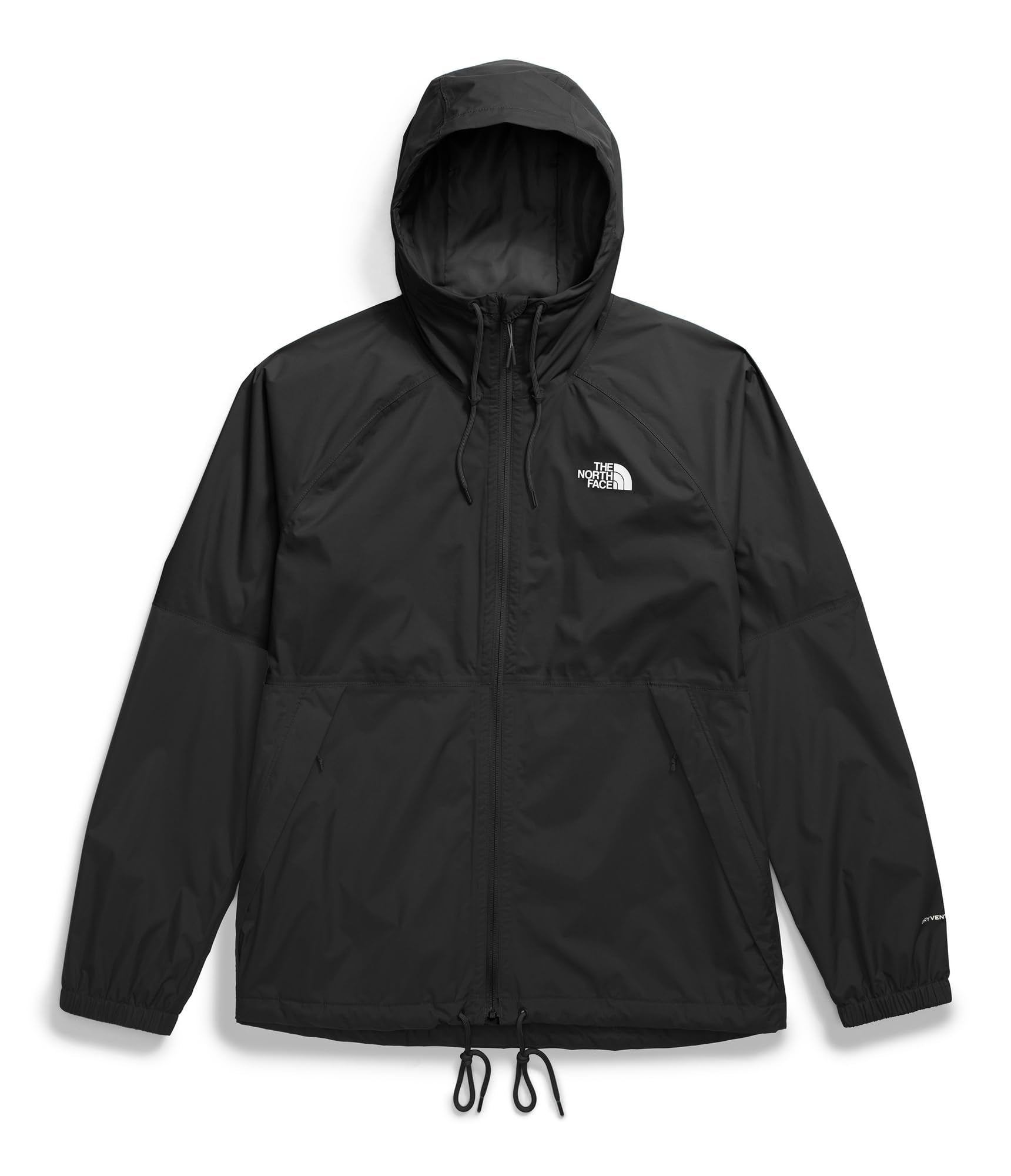 The North Face Mens Antora Rain Hoodie | Windproof & Waterproof Jacket with Adjustable Hood, Drawcord Hem & Zipper Garage at Up