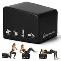 WARMOUNTS Hip Thrust Bench, MultiFunctional Hip Thrust Machine for Strength Training, Glute Bridge Box with Handle, NonSlip Pa