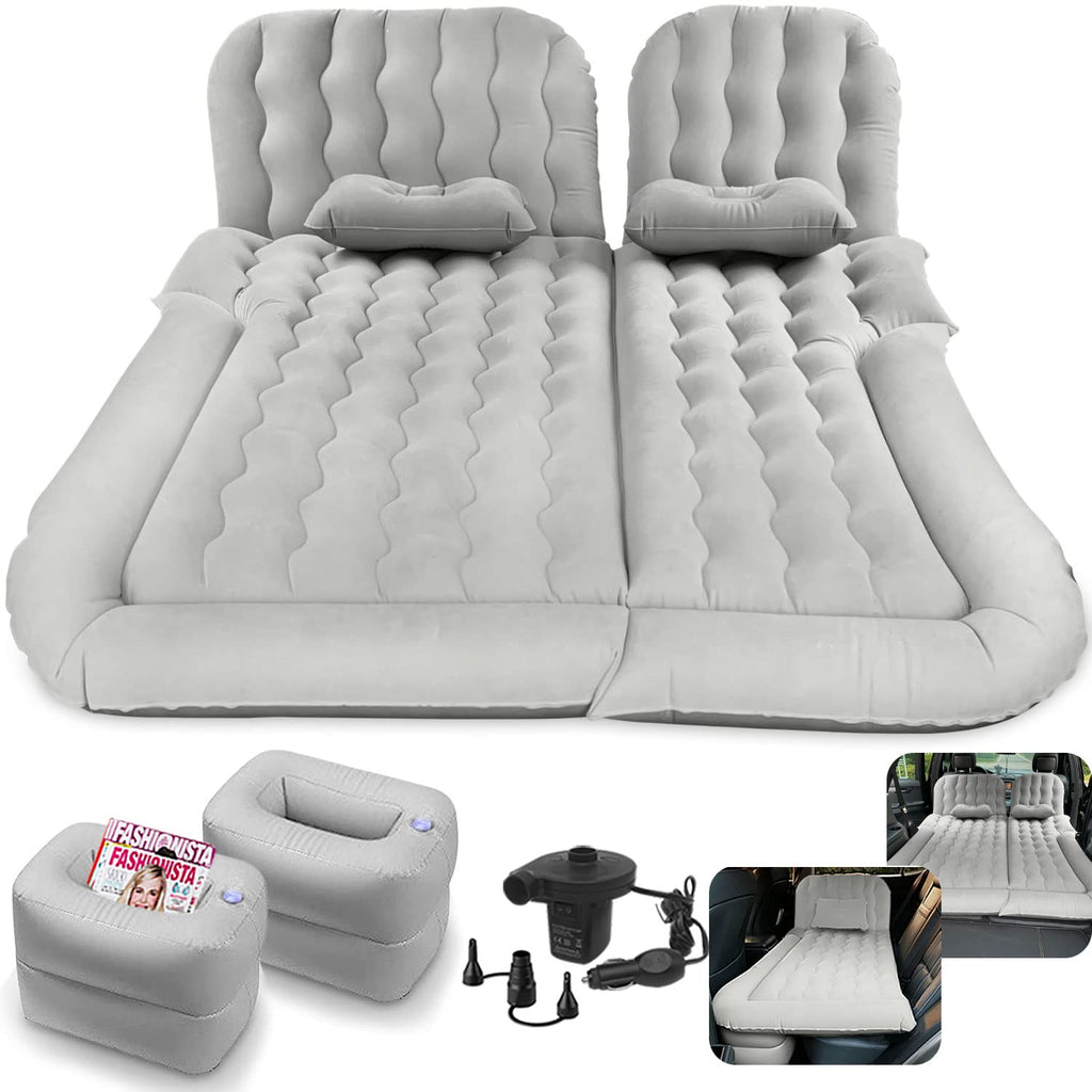 Byomostor 3 In 1 Car Air Mattress, Suv Mattress For Back Seat Cargo Area Car Mattress With Electric Air Pump-2 Support Fillers &
