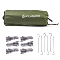Aquaquest Safari Waterproof Camping Tarp - Lightweight Sun Shade Or Rain Fly - Camping Essentials For Hiking, Backpacking & Hamm