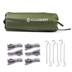 Aquaquest Safari Waterproof Camping Tarp - Lightweight Sun Shade Or Rain Fly - Camping Essentials For Hiking, Backpacking & Hamm