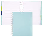 Talia Discbound Notebooks, Planner, Customizable, (Summer Blue, Letter (85In X 11In))