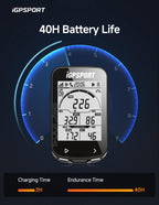 Igpsport Bsc100S Bicycle/Bike Computer Wireless, 2.6-Inch Lcd Display Gps Bike Computer