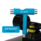 Skate Tool All-In-One, Multi-Function Portable Skateboard T Tools Accessory - With T-Type Allen Key And L-Type Phillips Head Wre