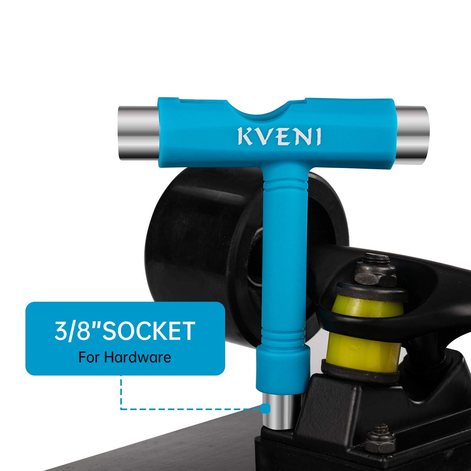 Skate Tool All-In-One, Multi-Function Portable Skateboard T Tools Accessory - With T-Type Allen Key And L-Type Phillips Head Wre