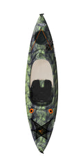 Pelican Argo 100X - Angler Sit in Fishing Kayak - Vapor Black Lime - Lightweight Stable - Ergoform Padded seat - 10 ft