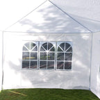 Thxbyebye Wedding Party Tent 3 X 9M Outdoor White Canopy Screen Sun Shelters Houses Gazebos Heavy Duty With 3 Removable Sides Si