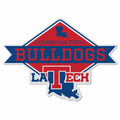 Rico Industries Ncaa Louisiana Tech Bulldogs Diamond Shape Cut Pennant - Home And Living Room D  Cor - Soft Felt Ez To Hang