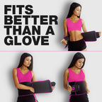 Activegear Waist Trainer For Women & Men - Sweat Band Waist Trimmer Belt For A Toned Look - Reinforced Trim And Hook & Loop Clos