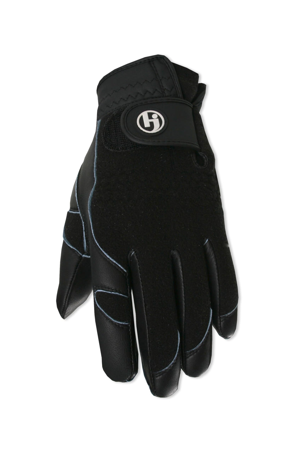 Hj Glove Women'S Black Winter Performance Golf Glove, Large, Pair