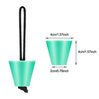 Sumind 8 Pieces Kayak Scupper Plug Silicone Scupper Plug Drain Holes Stopper Bung With Lanyard(Fluorescent Green)