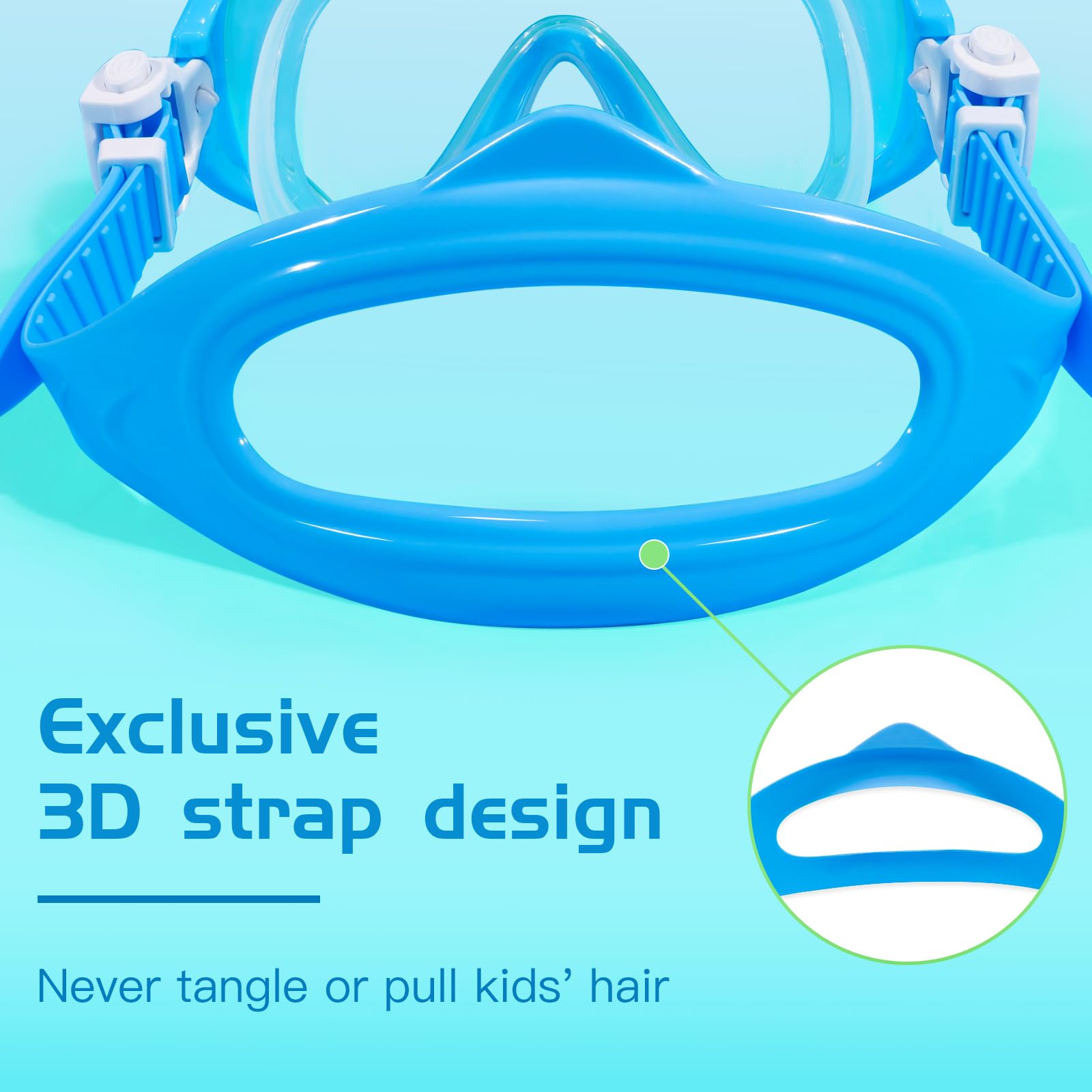 Seago Kids Swim Goggles Swimming Goggles For Kids Boys Girls Toddlers Youth 5-15 Anti-Fog 180 Clear Goggles No Leak Pool Underwa