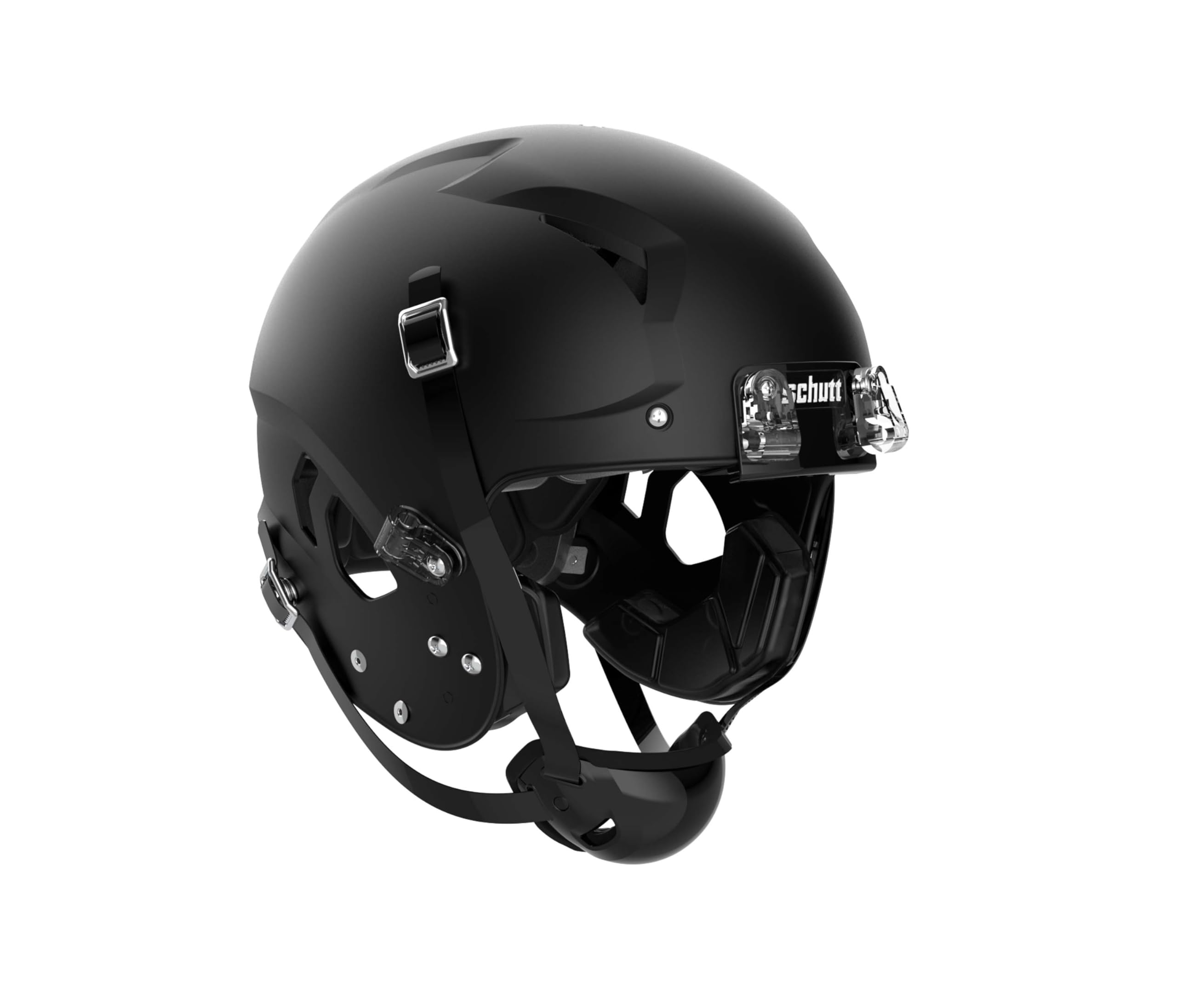 Schutt Sports Vengeance PRO LTD II Varsity Football Helmet (Facemask NOT Included), Matte Black, Large