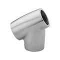 Whitecap Ind S-1490C 60 Universal Tee Rail Fitting - 7/8'' Tube O.D, Cp/Zamac