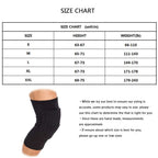 Pisiqi Compression Collision Avoidance Knee Sleeve, 2 Sleeves, Black, Xxl
