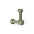 Tone Fitness 2 lb Neoprene Dumbbell Pair for Home Workouts - Non-Slip Design - Green