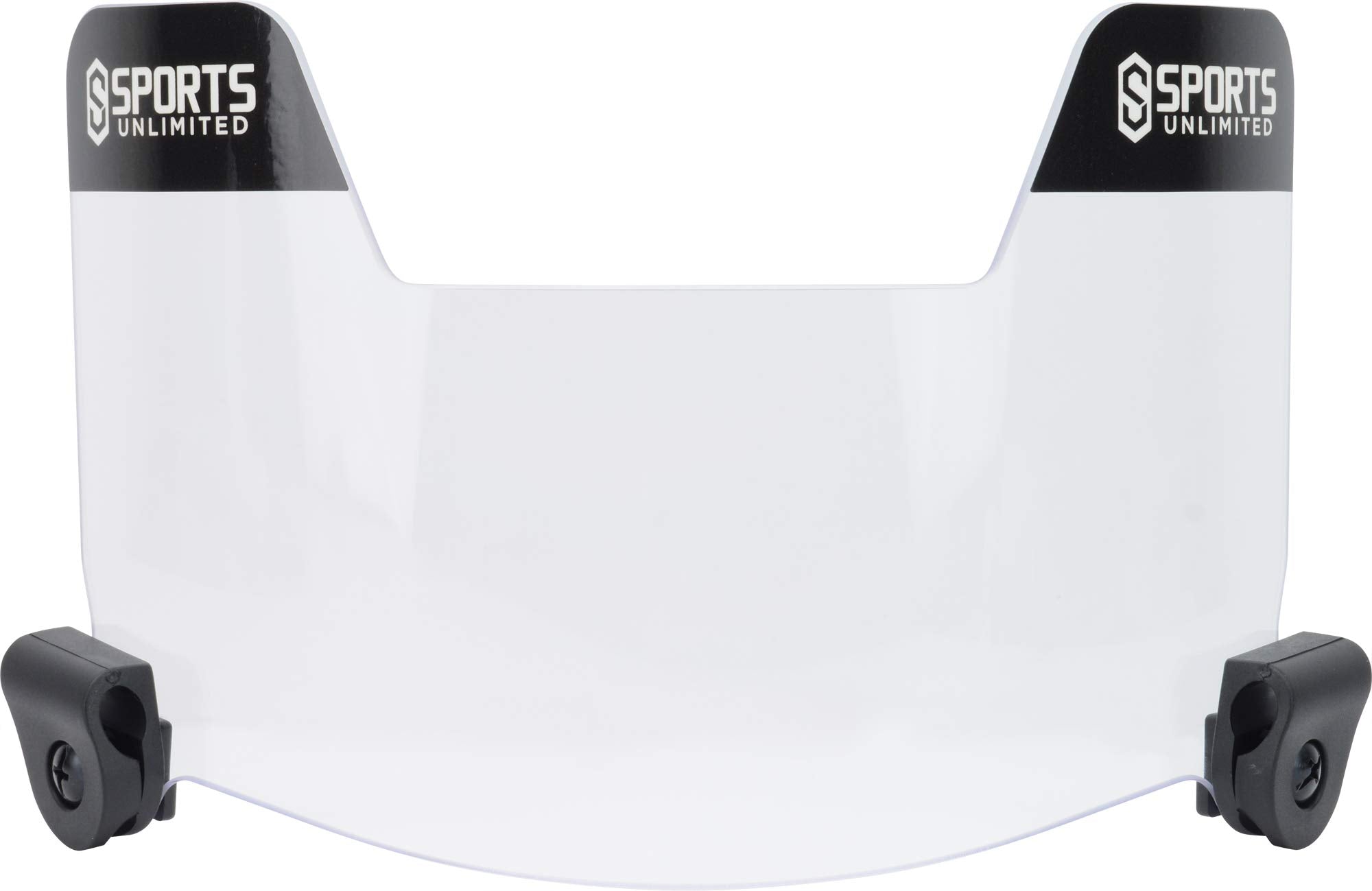 Sports Unlimited Universal Football Visor for Helmet, Football Helmet Visor, (Clear, Black and Mirror Options)