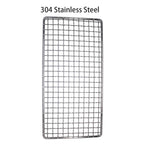 Zipseven Camping Bushcraft Backpacker Grill Welded Stainless Steel Campfire Cooking Grate High Strength Outdoor Mesh Gear For Ca