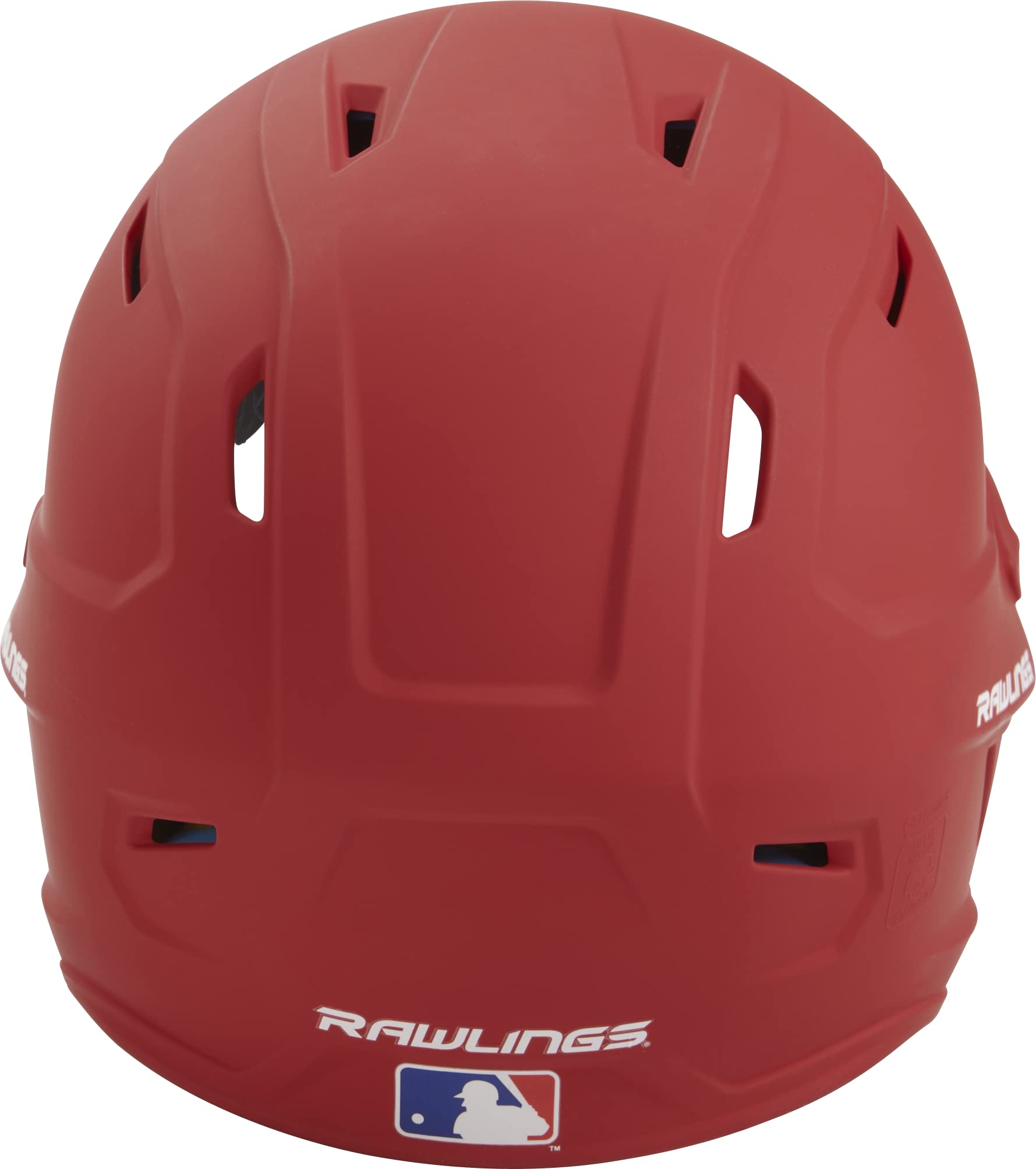 Rawlings Mach Baseball Batting Helmet, Junior, Matte Scarlet