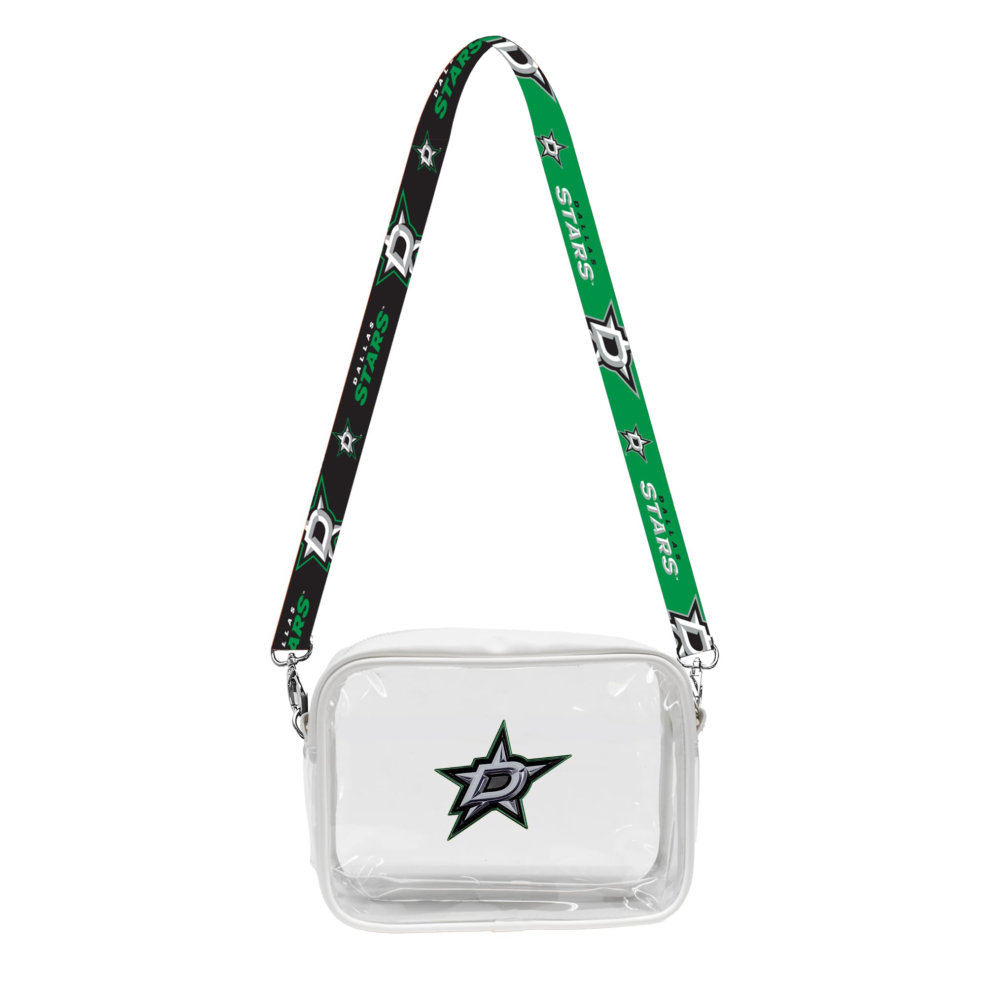 Littlearth Dallas Stars NHL Clear Fanny Fan Purse