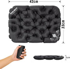 Eulant 2 Pack Inflatable Seat Cushion Lightweight Waterproof Air Cushions,Portable Travel Cushion Suitable For Camping Hiking Cl