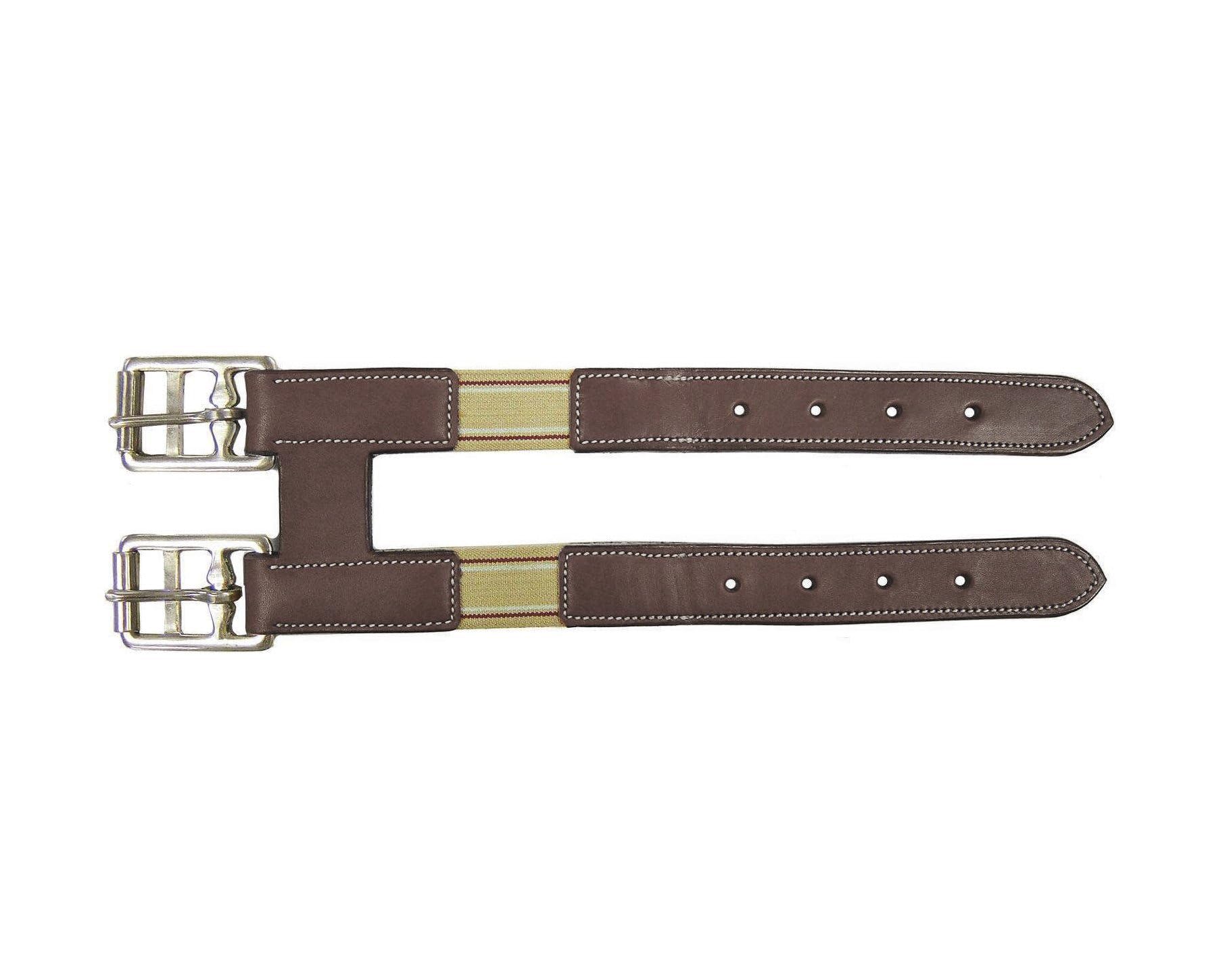 Derby Originals Paris Tack English Leather Elastic Girth Extender, Havana