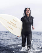 Dark Lightning Full Body Wetsuit Women, 3/2Mm Wet Suit Womens Diving Surfing Snorkeling Kayaking Water Sports (Women - Black-3/2